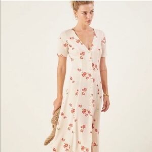 Reformation Locklin floral dress